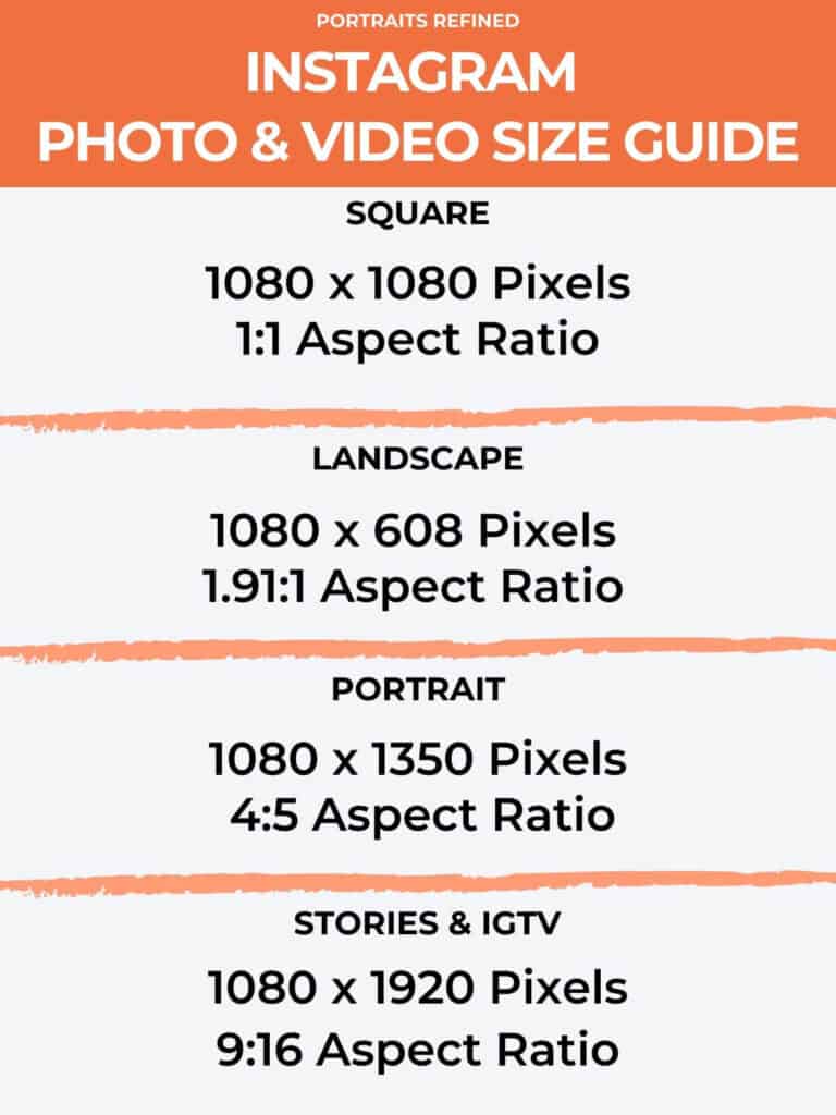 The Ultimate Instagram Image Size Guide in 2024 Portraits Refined