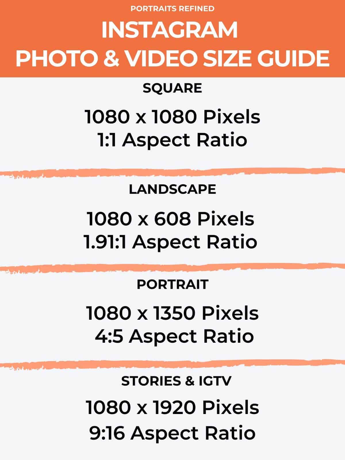 The Ultimate Instagram Image Size Guide in 2024 - Portraits Refined