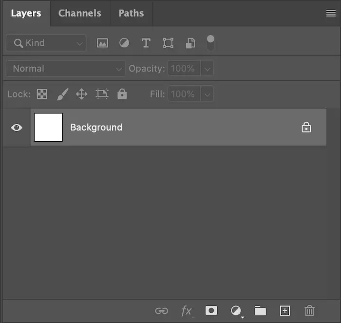 Screenshot of the layers panel in Photoshop.