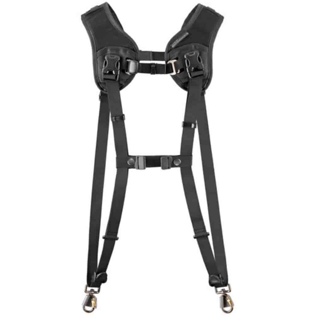 BlackRapid camera strap chest harness.
