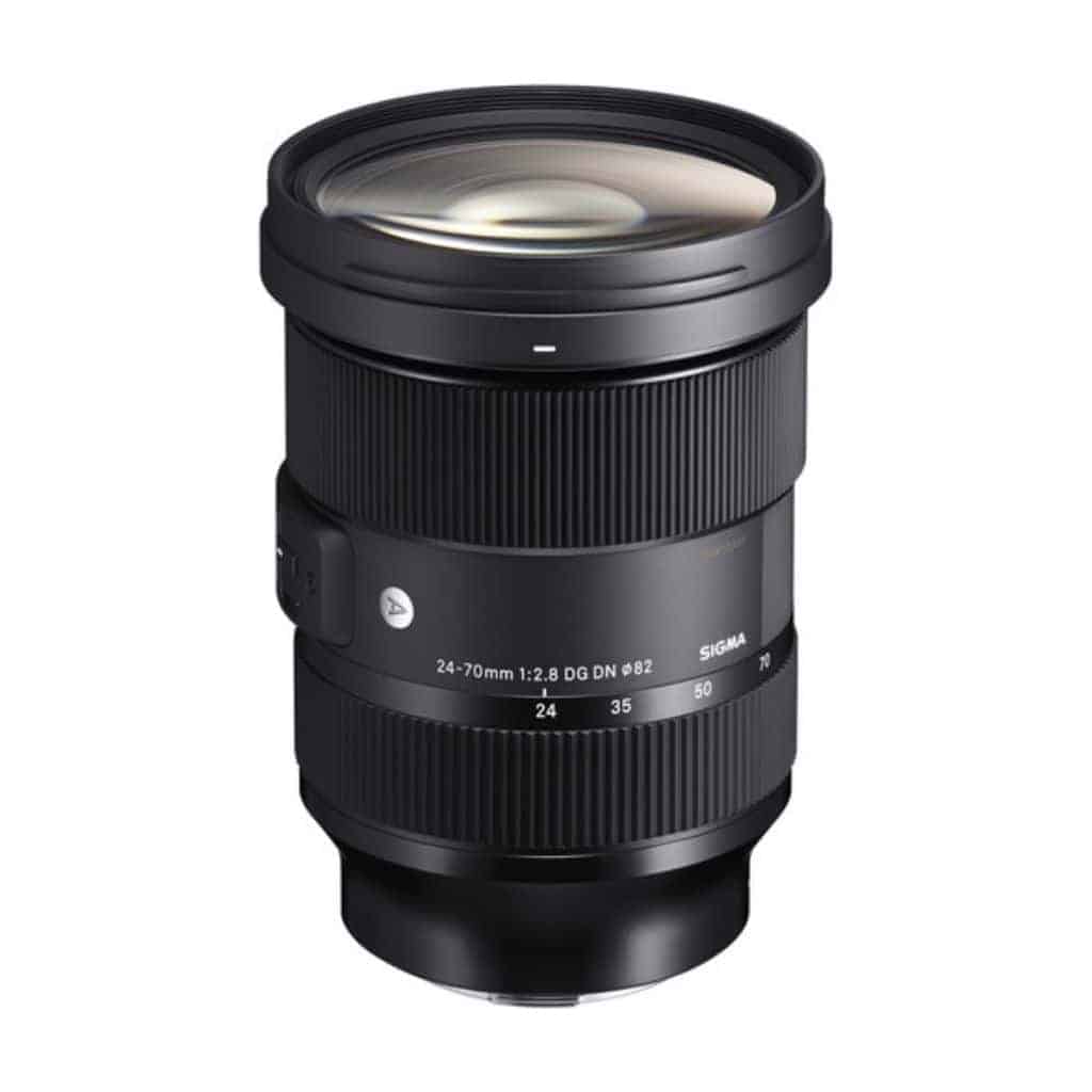 Sigma 24mm to 70mm zoom lens for Sony.
