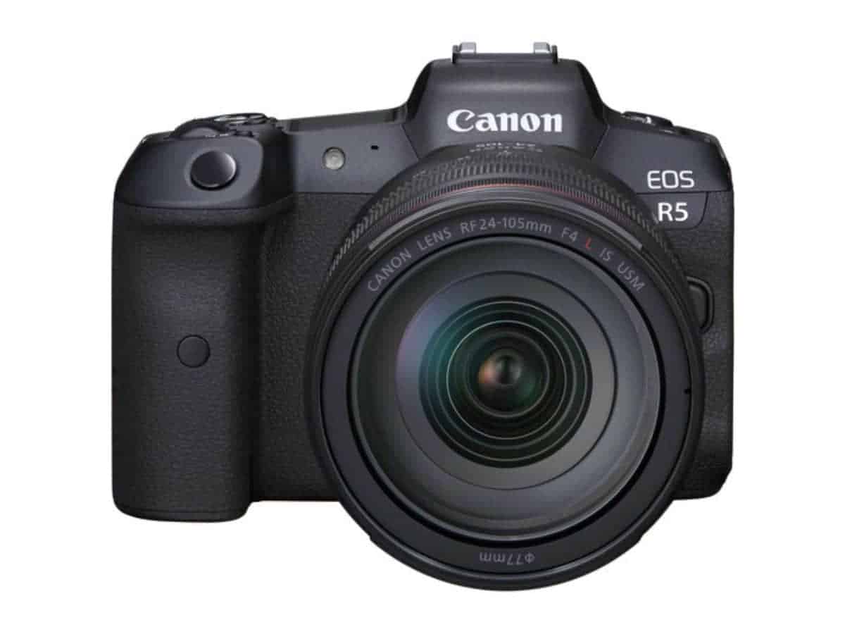 Canon EOS R5 camera.