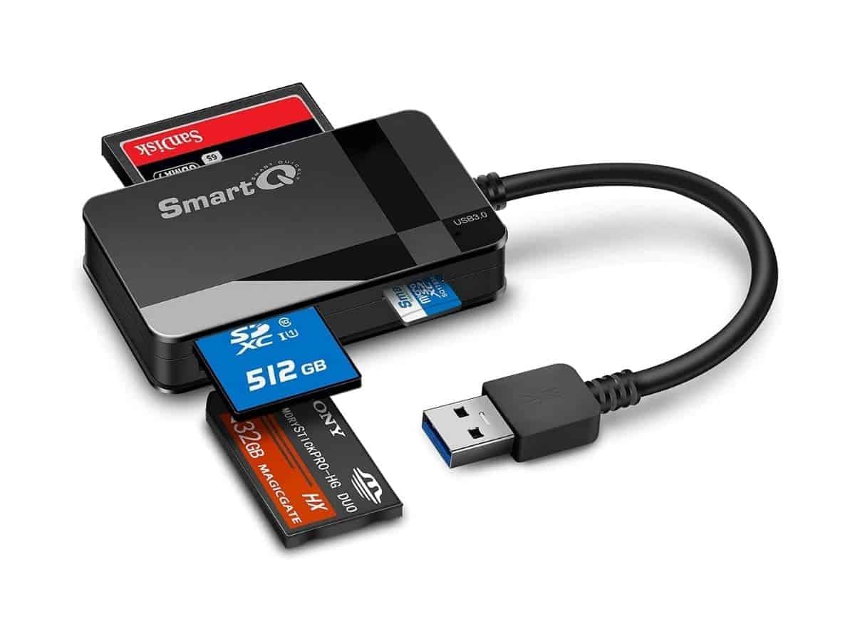 SmartQ memory card reader.