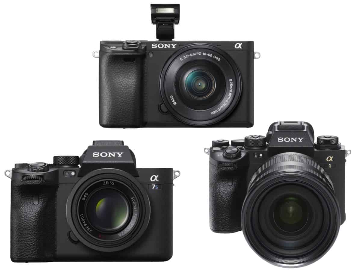 Three Sony cameras.