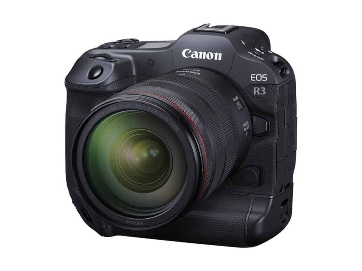 Canon EOS R3 mirrorless camera.