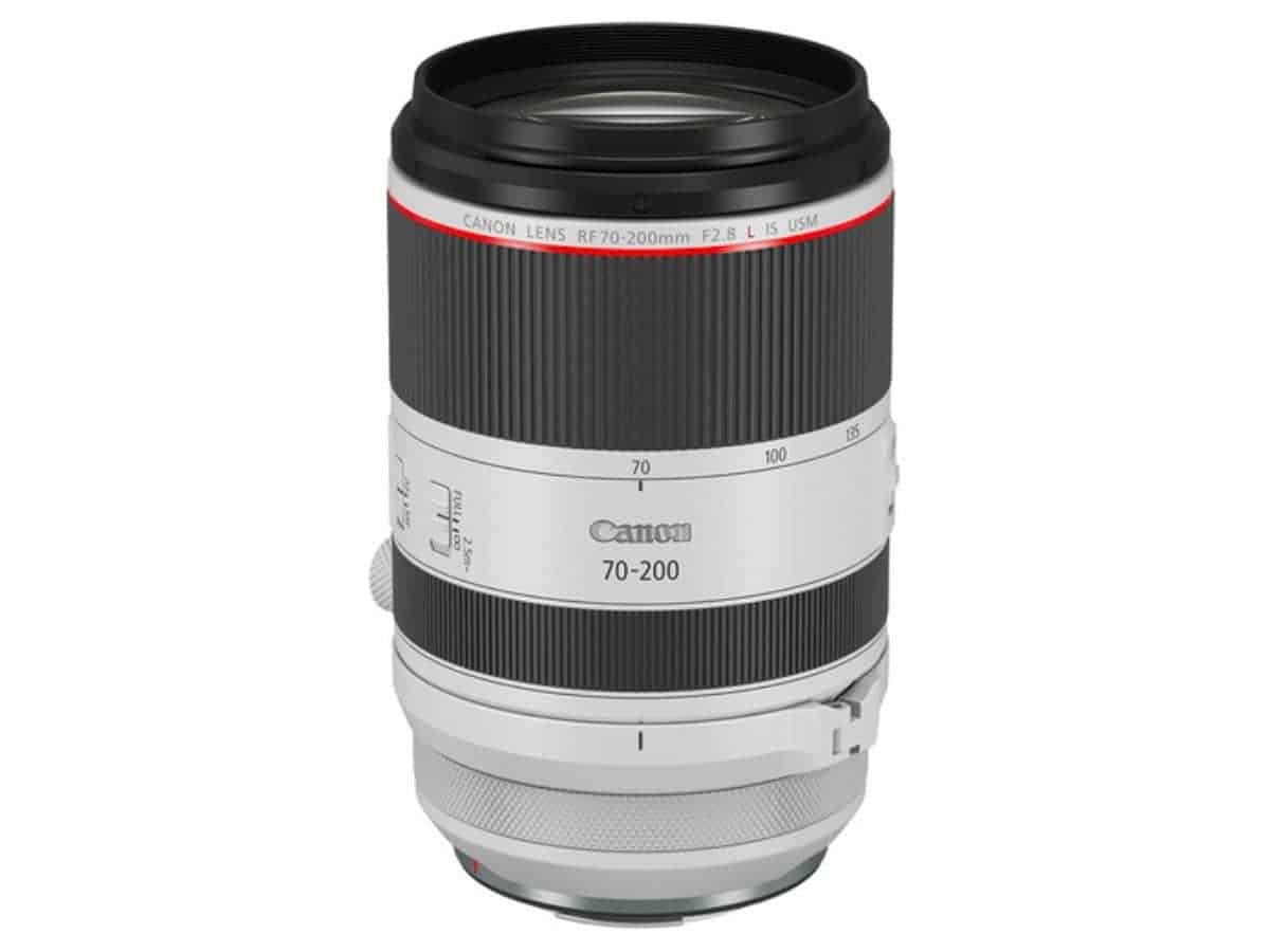Canon RF 70 to 200mm camera lens.
