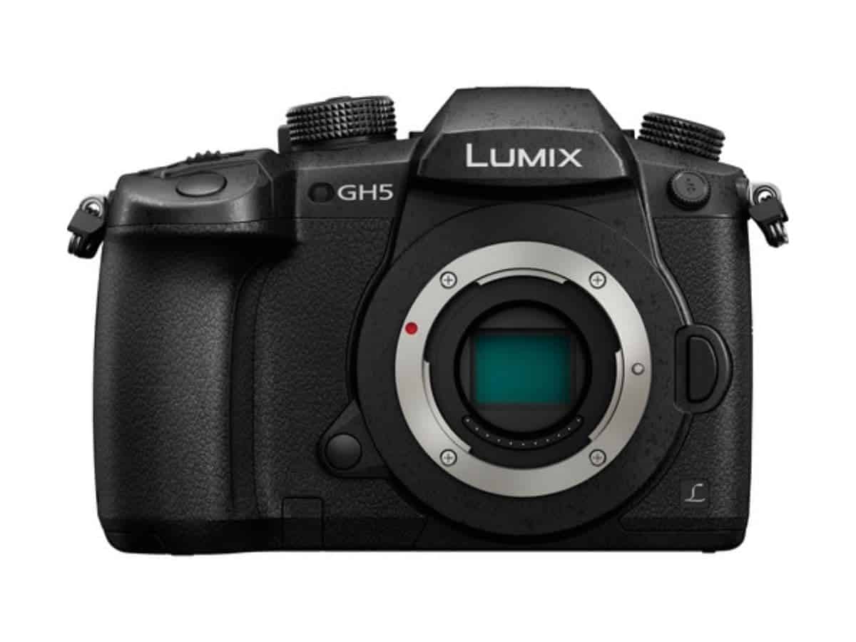 Panasonic Lumix GH5 camera body.