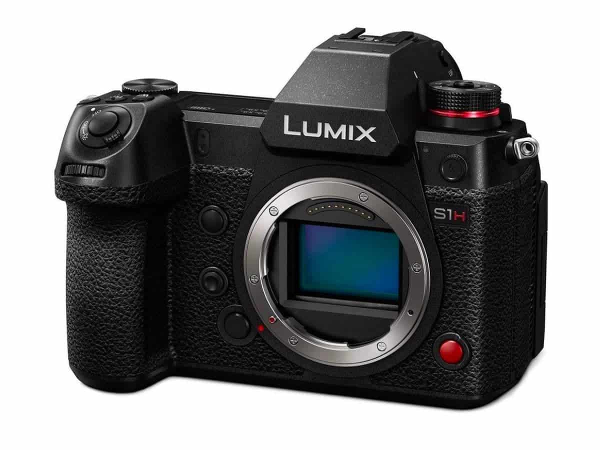Panasonic Lumix S1H camera body.