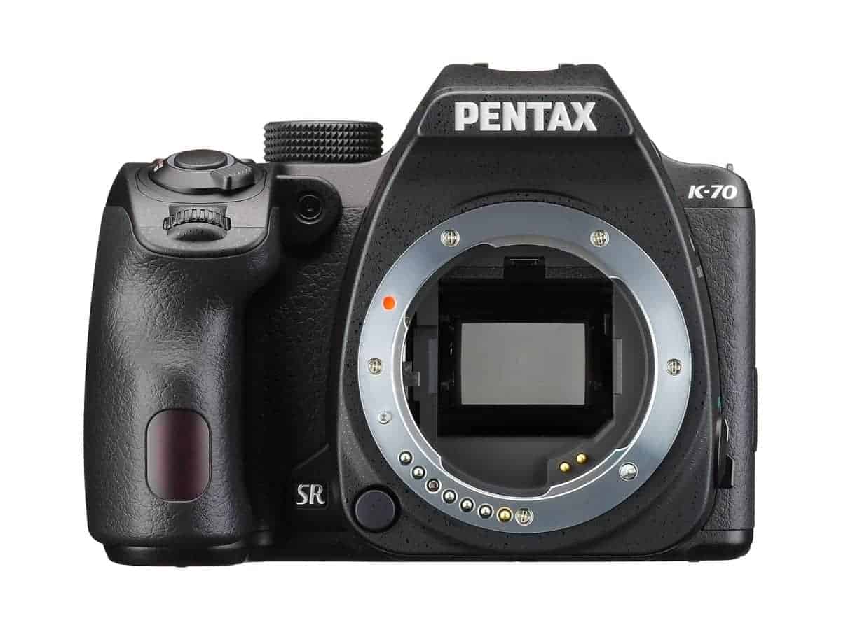 Pentax K-70 camera body.