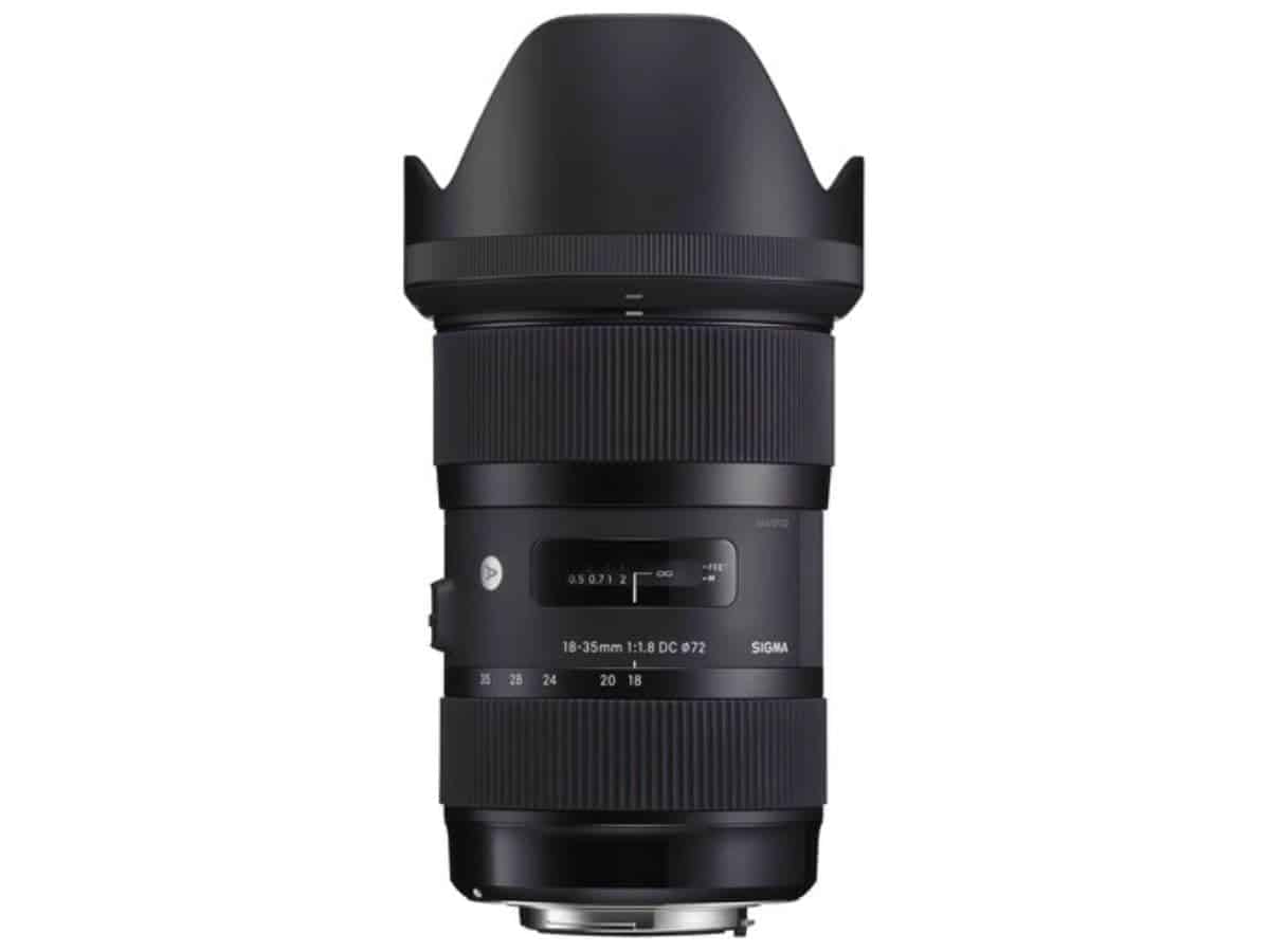 Sigma 18 to 35mm zoom lens for Canon cameras.