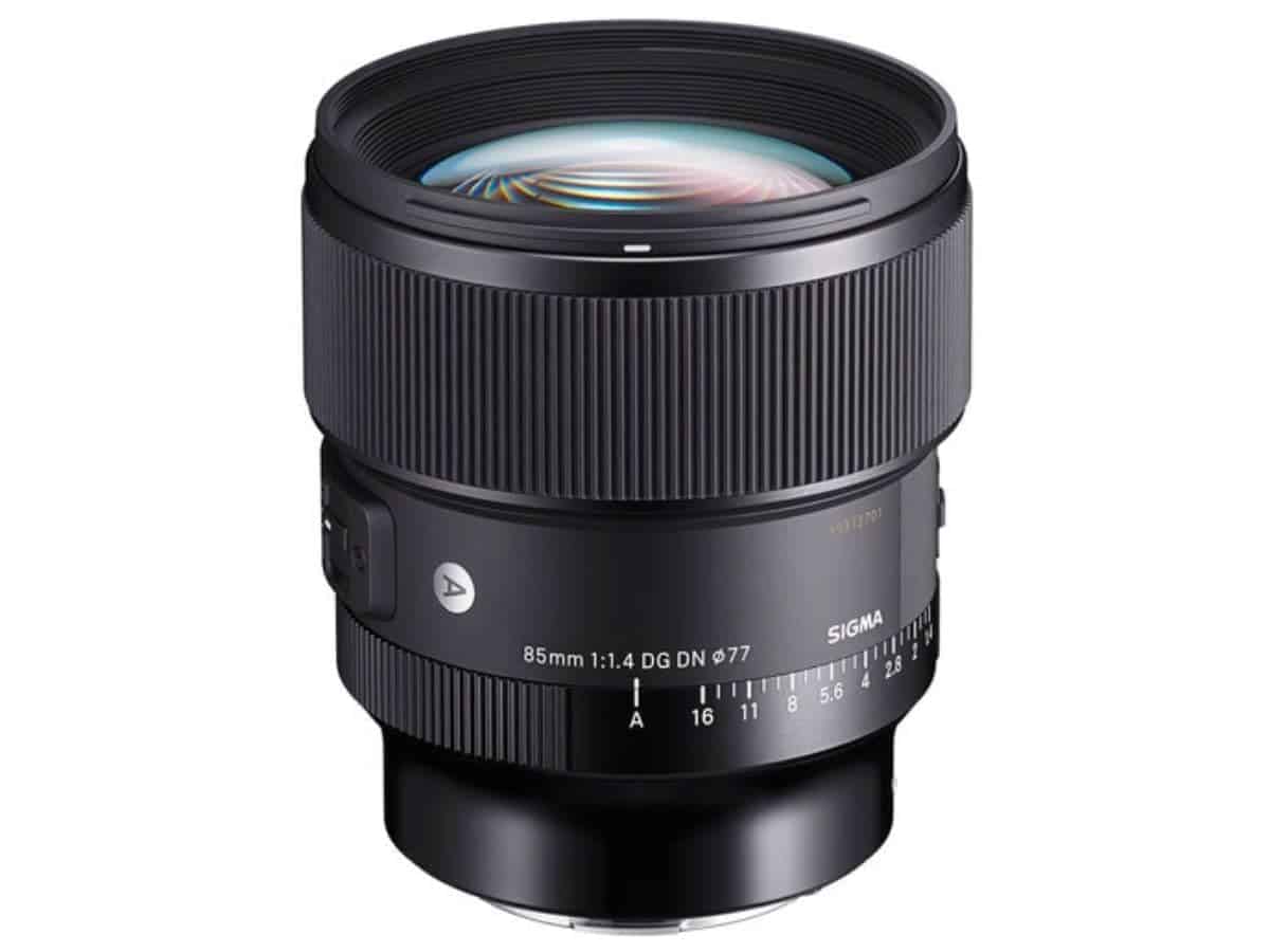 Sigma 85mm Art lens for Sony E-mount cameras.