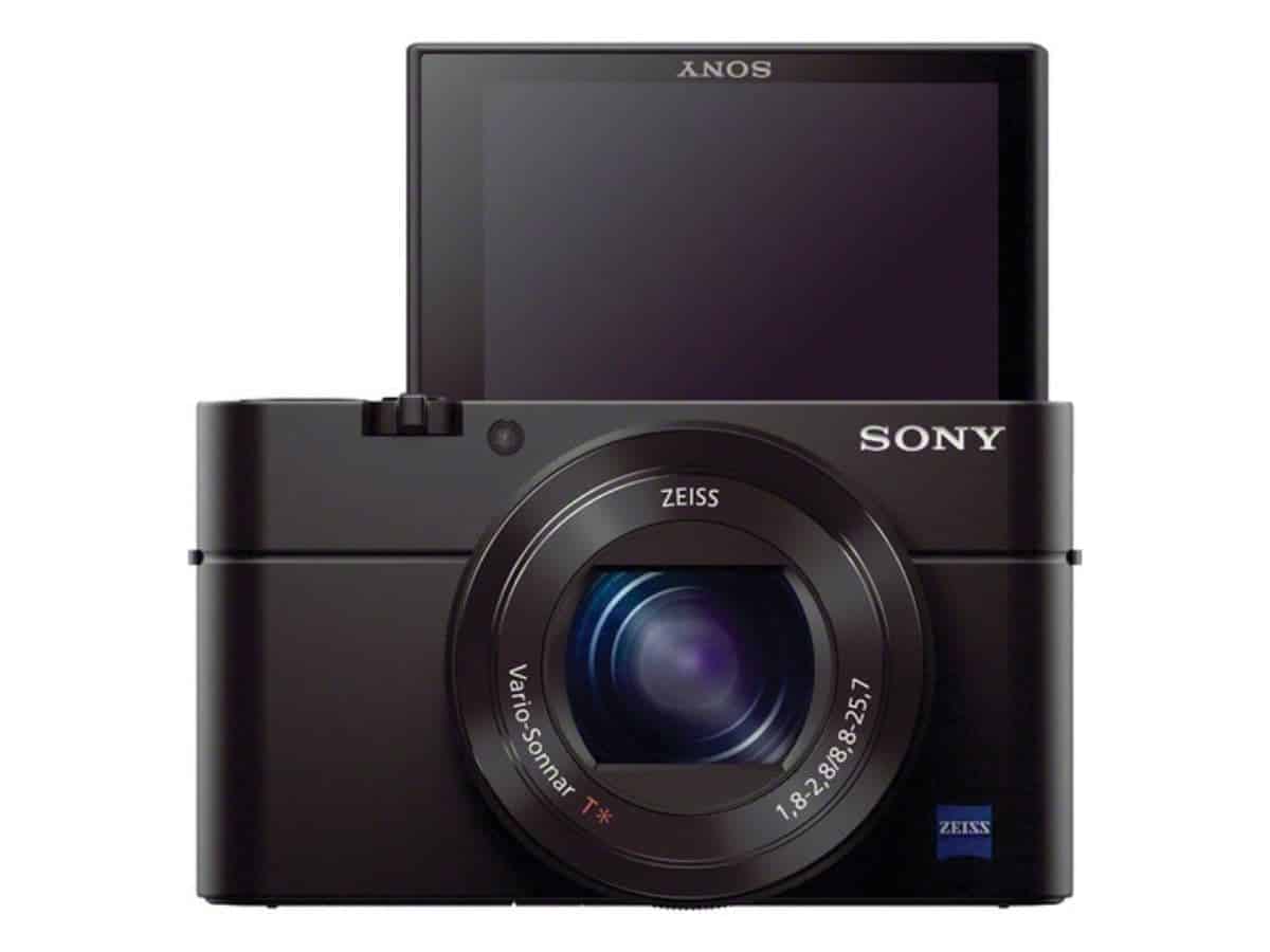 Sony point-and-shoot camera.
