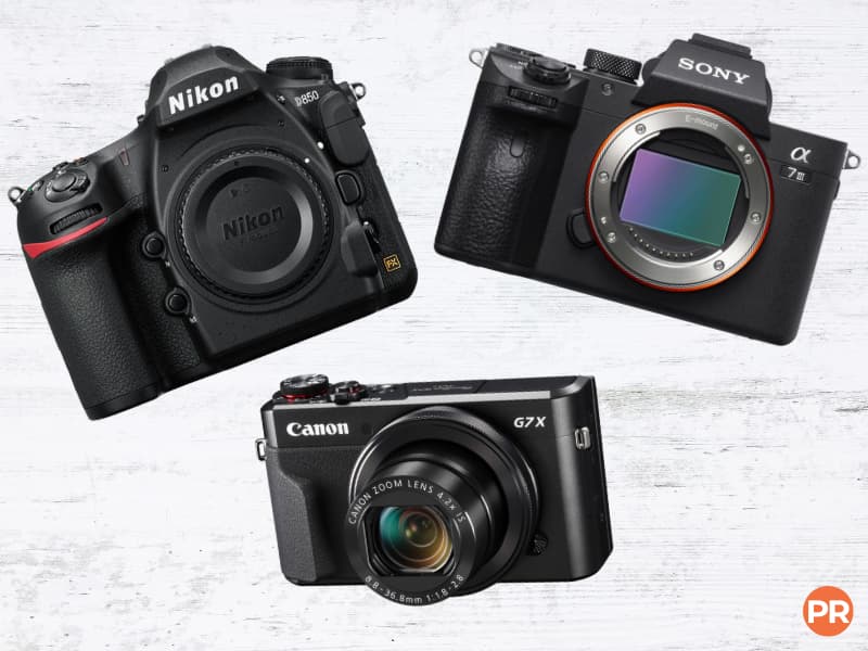 Nikon, Sony, and Canon cameras.